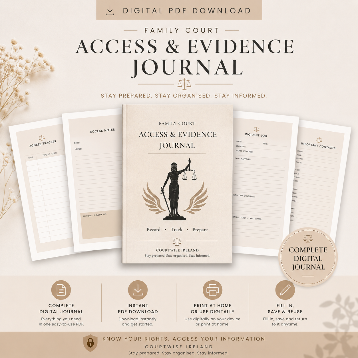 Family Court Access & Evidence Journal l Digital PDF